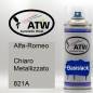 Preview: Alfa-Romeo, Chiaro Metallizzato, 821A: 400ml Sprühdose, von ATW Autoteile West.